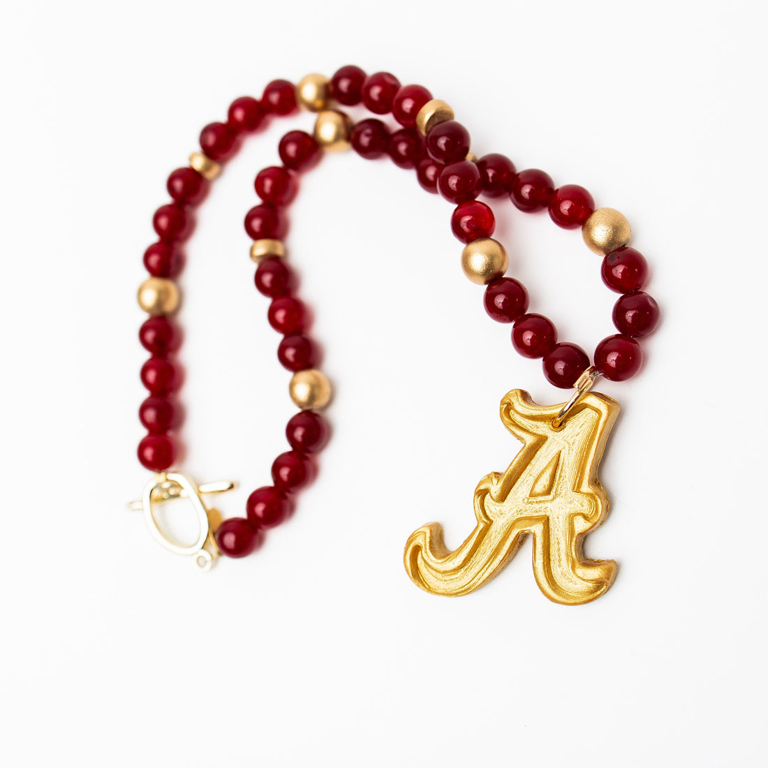 Crimson Jade with A Medallion