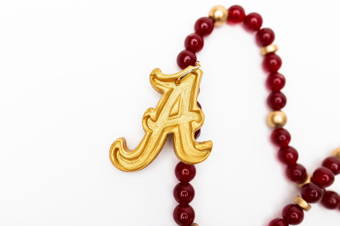 Crimson Jade with A Medallion