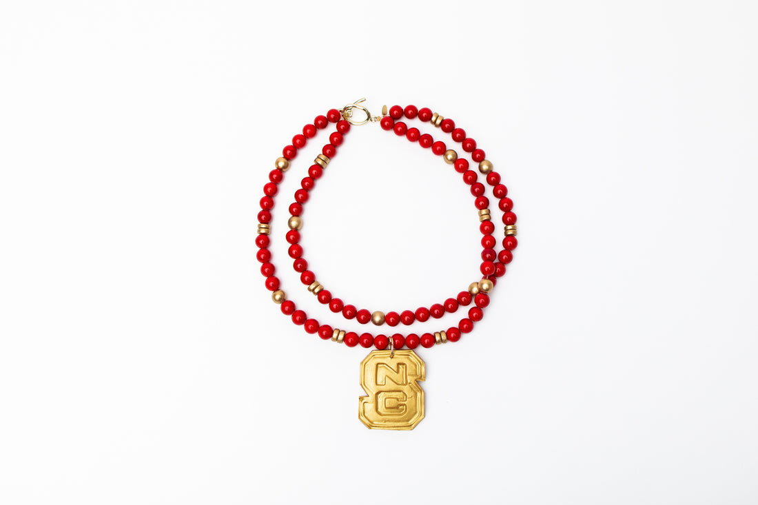 Red Double Jade with NC Medallion