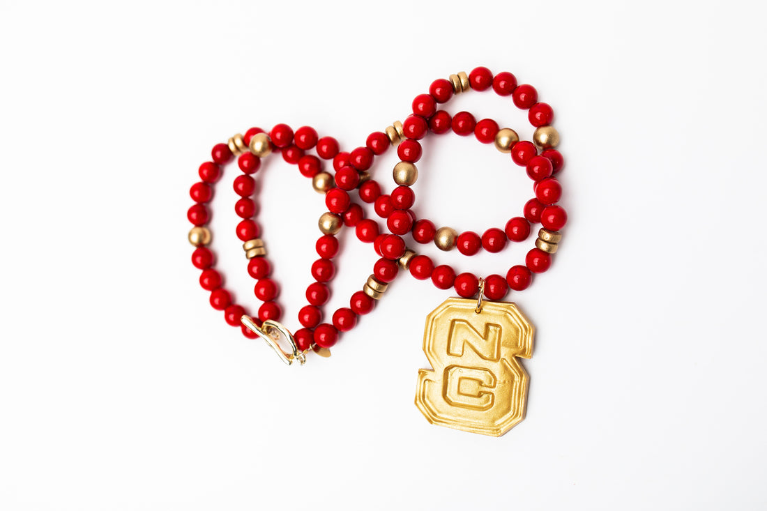 Red Double Jade with NC Medallion
