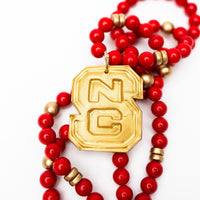 Red Double Jade with NC Medallion