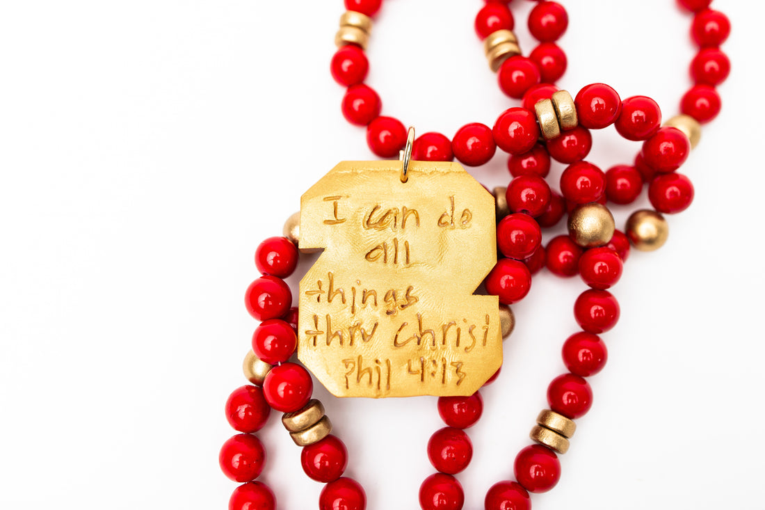 Red Double Jade with NC Medallion