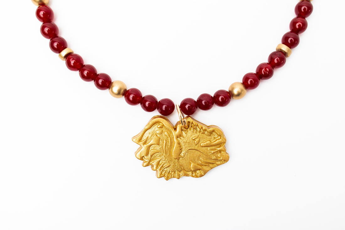 Garnet Jade with Gamecock