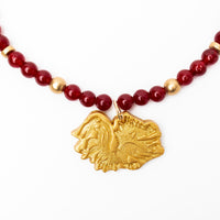 Garnet Jade with Gamecock