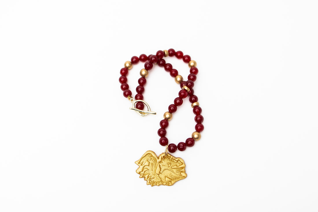 Garnet Jade with Gamecock