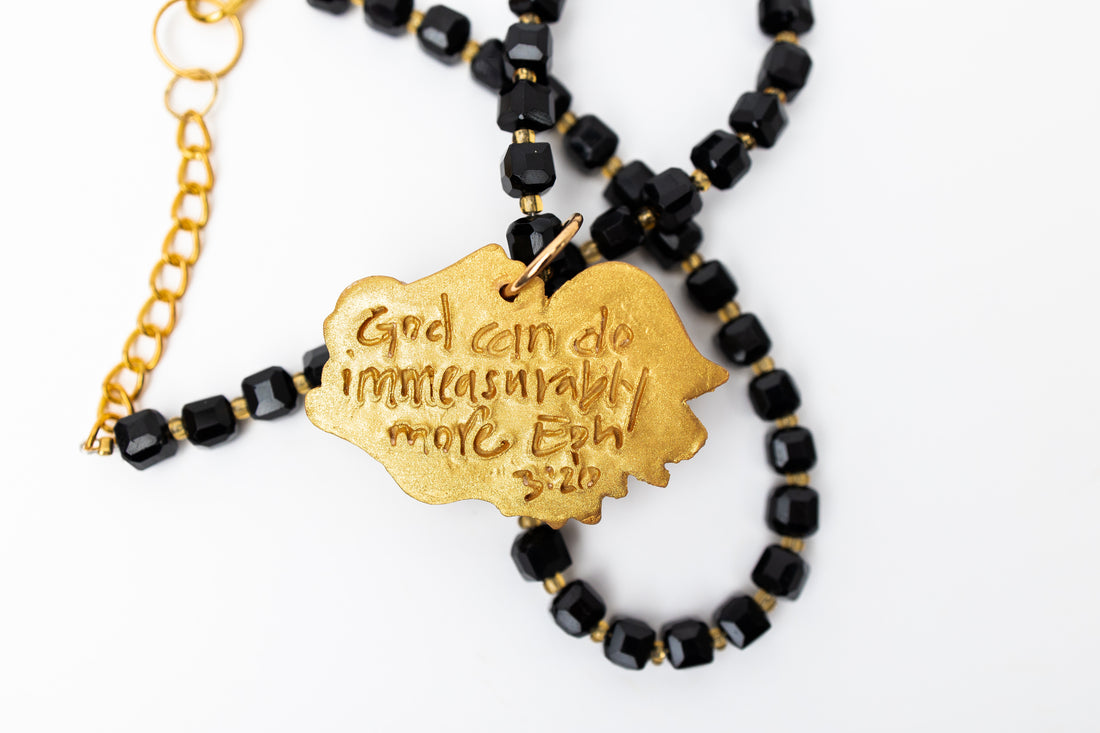 Adjustable Black Jade Nuggets with Gamecock