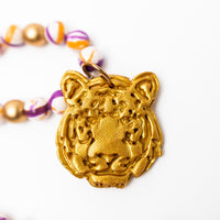 Orange and Purple Rainflower Jasper with Tiger