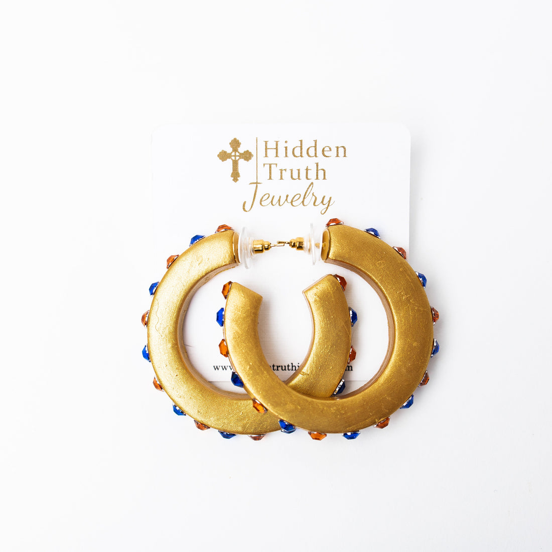 Orange and Blue Hoops