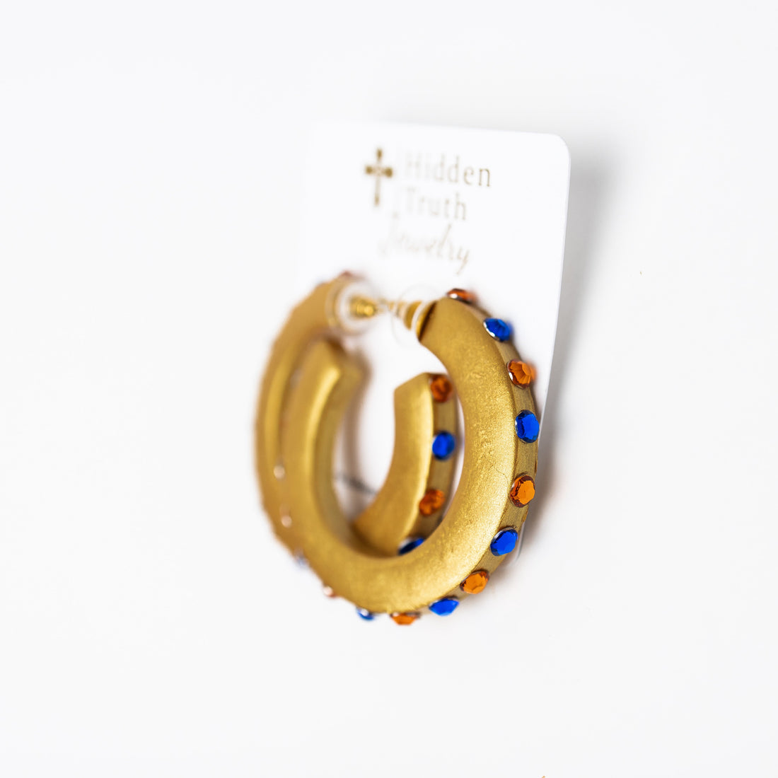 Orange and Blue Hoops