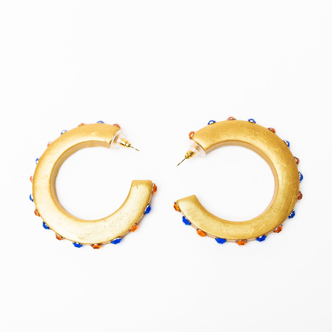 Orange and Blue Hoops