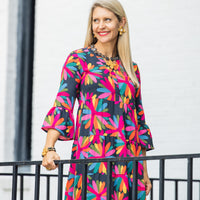 Large Dogwood & Pearl Stud Earrings