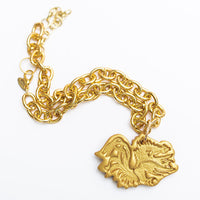 Gold Chain with Medium Gamecock