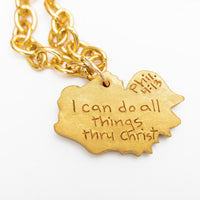Gold Chain with Medium Gamecock