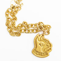Gold Chain with Medium Terrier