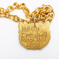 Gold Chain with Medium Wildcat