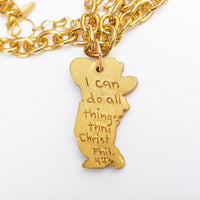 Gold Chain Medium with Rebel Man