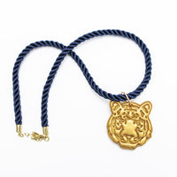 Navy Rope with Medium Tiger