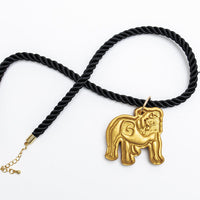 Black Rope with Medium Bulldog