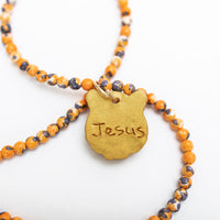 Blue and Orange Jasper with Small Tiger