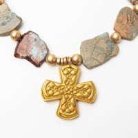 18" Aqua Terra Jasper Nuggets with Kristin Cross