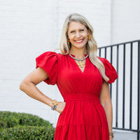 Silver Druzy Double with Anna Cross