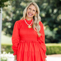 18" Pearls with Grace Pearl Cross