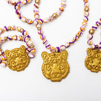 34" Orange and Purple Rainflower Jasper with Tiger