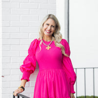 18" Dalmatian Jasper with Crown Cross