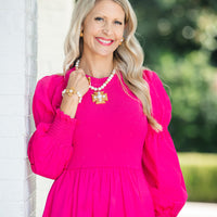 16-18" Baroque Pearls with Becky Pearl Cross