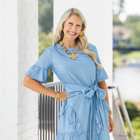 18" Aqua Terra Jasper Nuggets with Kristin Cross