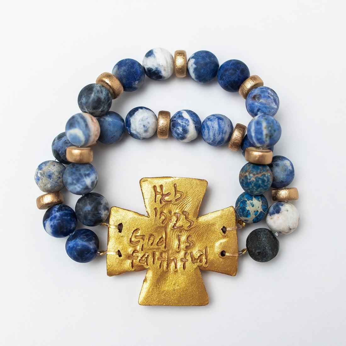 Blue Sodalite with Anna Cross