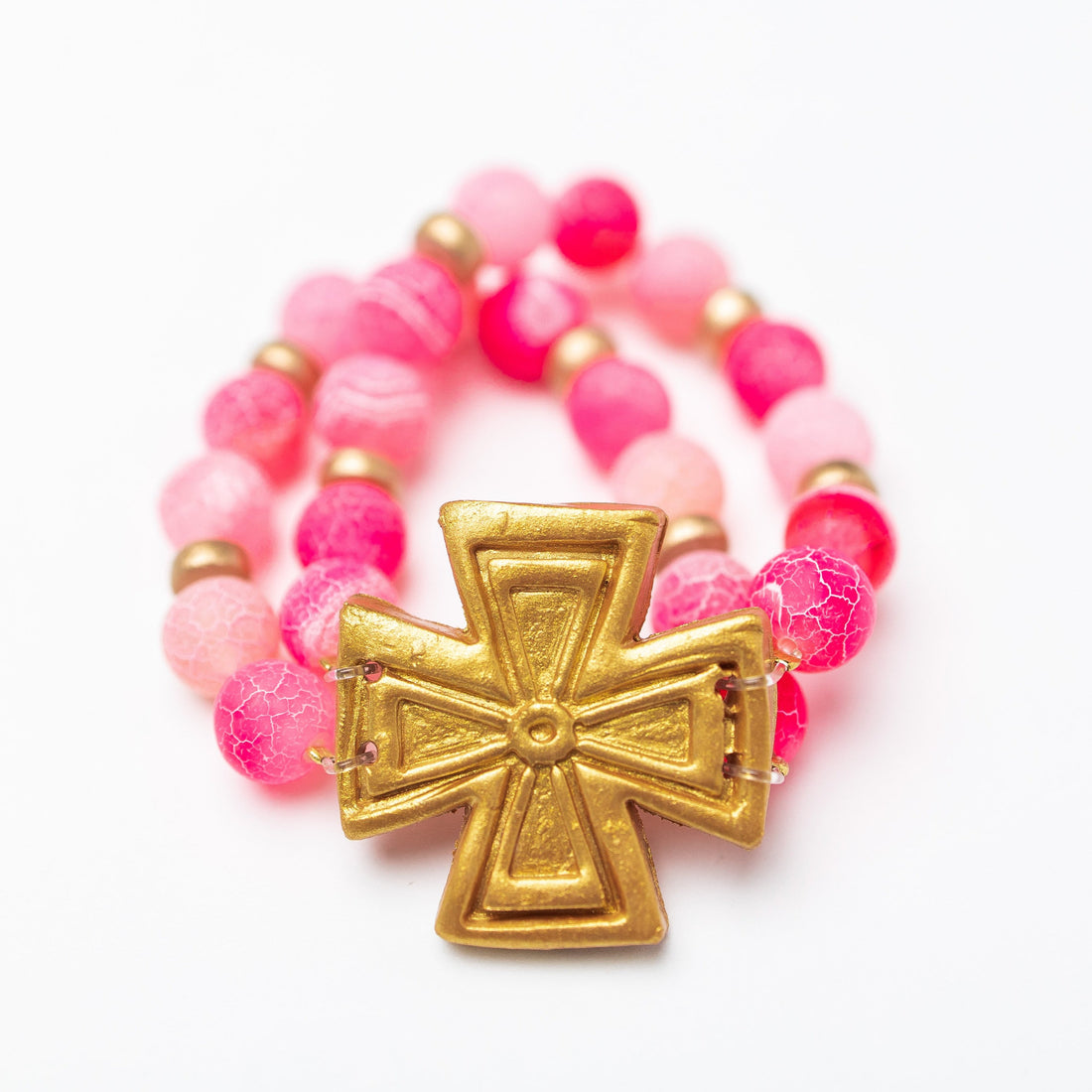 Pink Fire Agate with Anna Cross