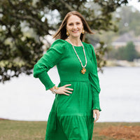 34" Freshwater Pearls with Anna Pearl Cross