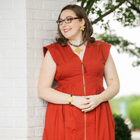 Black & White African Glass with Kait Cross