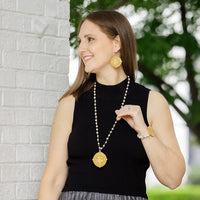 Pearl with Victory Cross Bracelet