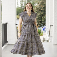 Gold Pyrite Chain with Kait Cross