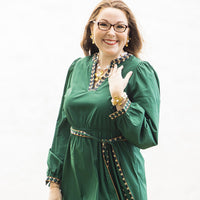 Pearl Double Strand with Dogwood Flower Bracelet