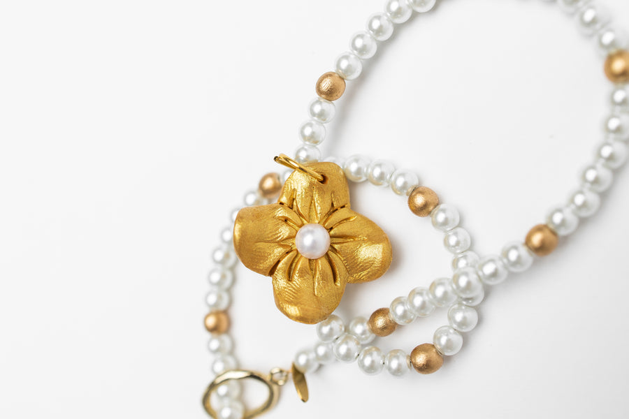 Pearls with Gardenia Pearl Blossom