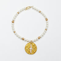 Shell Pearl with Pearl Cross