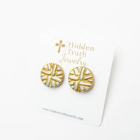 Silver & Gold Louise Studs