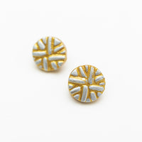 Silver & Gold Louise Studs