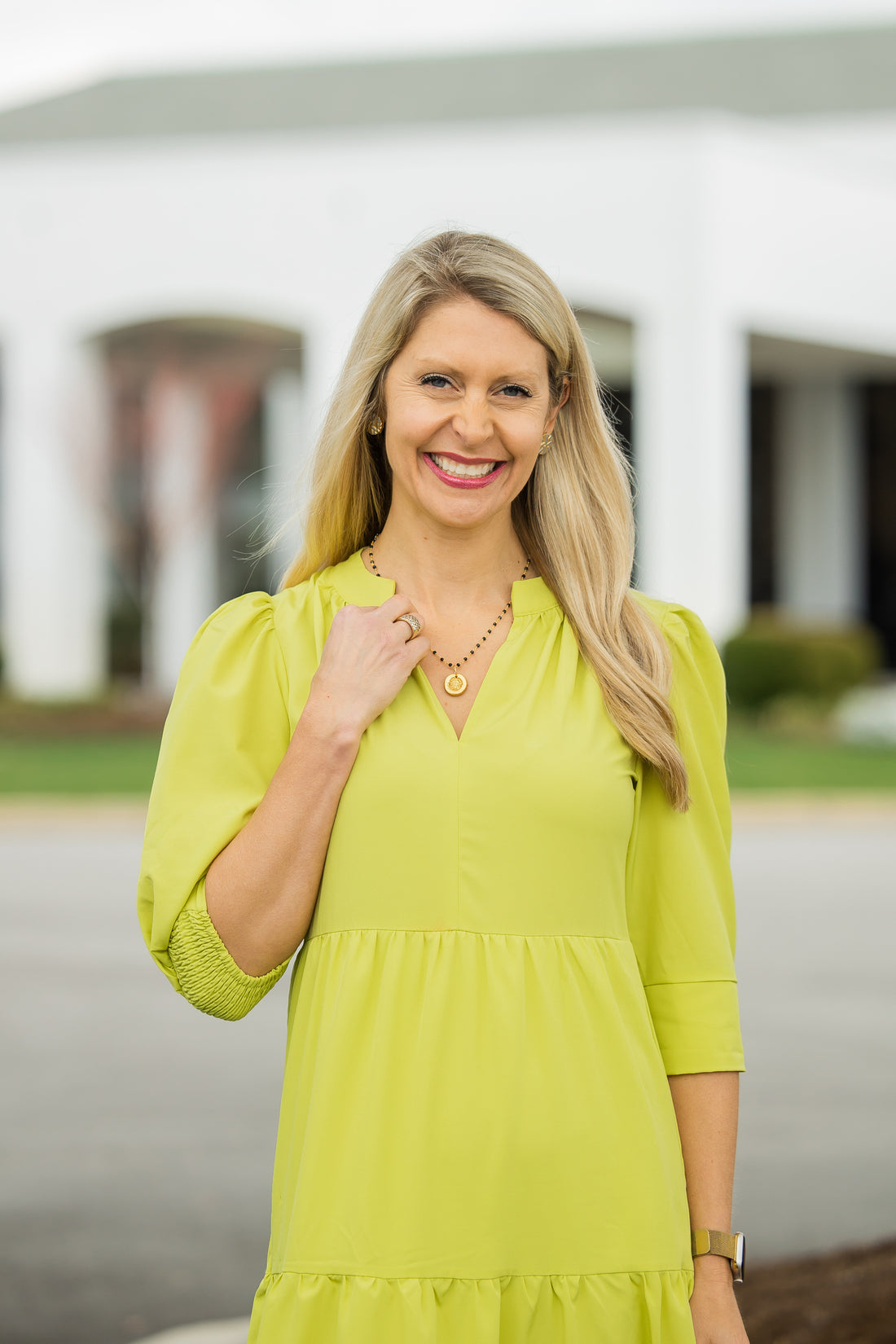 Black Chain with Tiny Deborah Cross