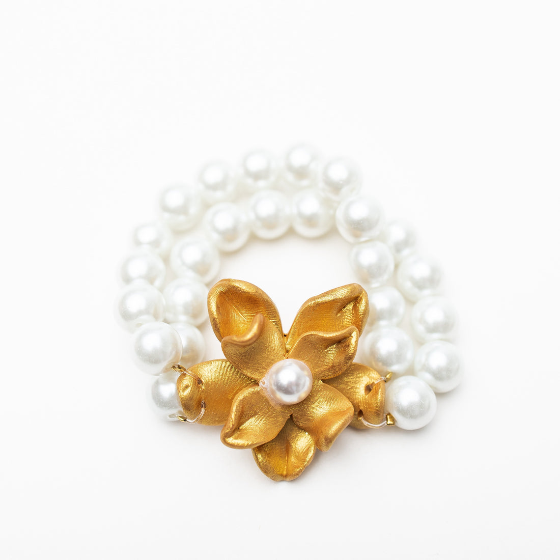 Pearl Double Strand with Magnolia Pearl