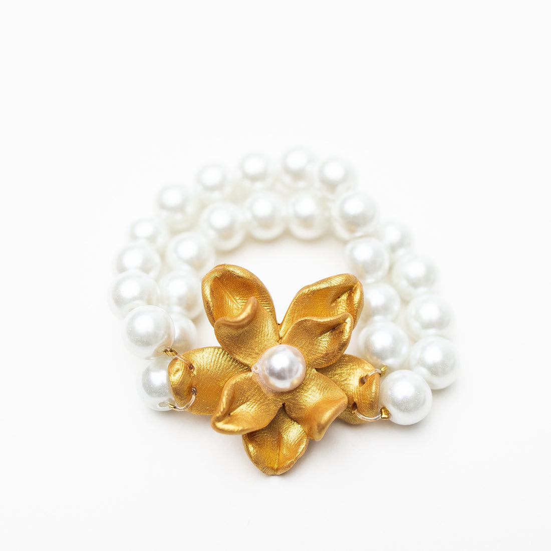 Pearl Double Strand with Magnolia Pearl