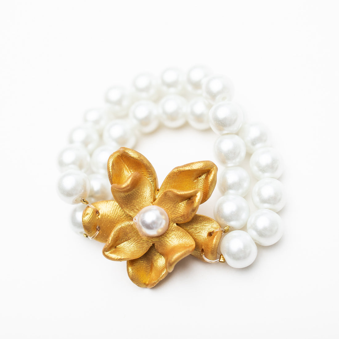 Pearl Double Strand with Magnolia Pearl