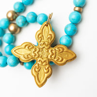 Turquoise Jade with Kait Cross
