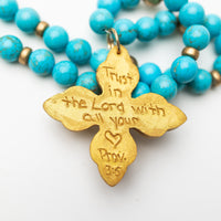 Turquoise Jade with Kait Cross