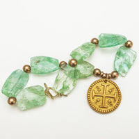 18" Green Swirl Nuggets with Hannah Cross