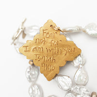 Teardrop Fresh Water Pearls with Ellie Pearl Cross
