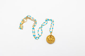Turquoise Chain with Anchor